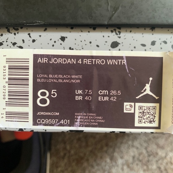 Jordan retro 4 Winterized royal blue main image 6